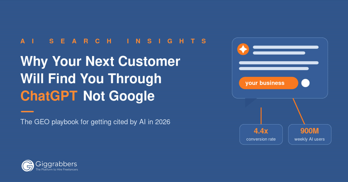 Why Your Next Customer Will Find You Through ChatGPT Not Google — Giggrabbers Blog