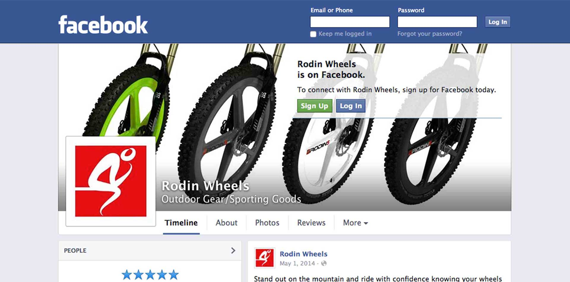 Rodin Wheels Social Media Marketing