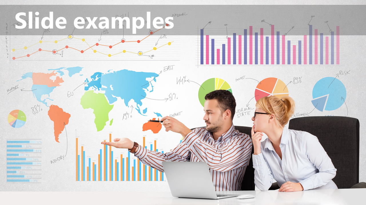 Sample slides from different presenations