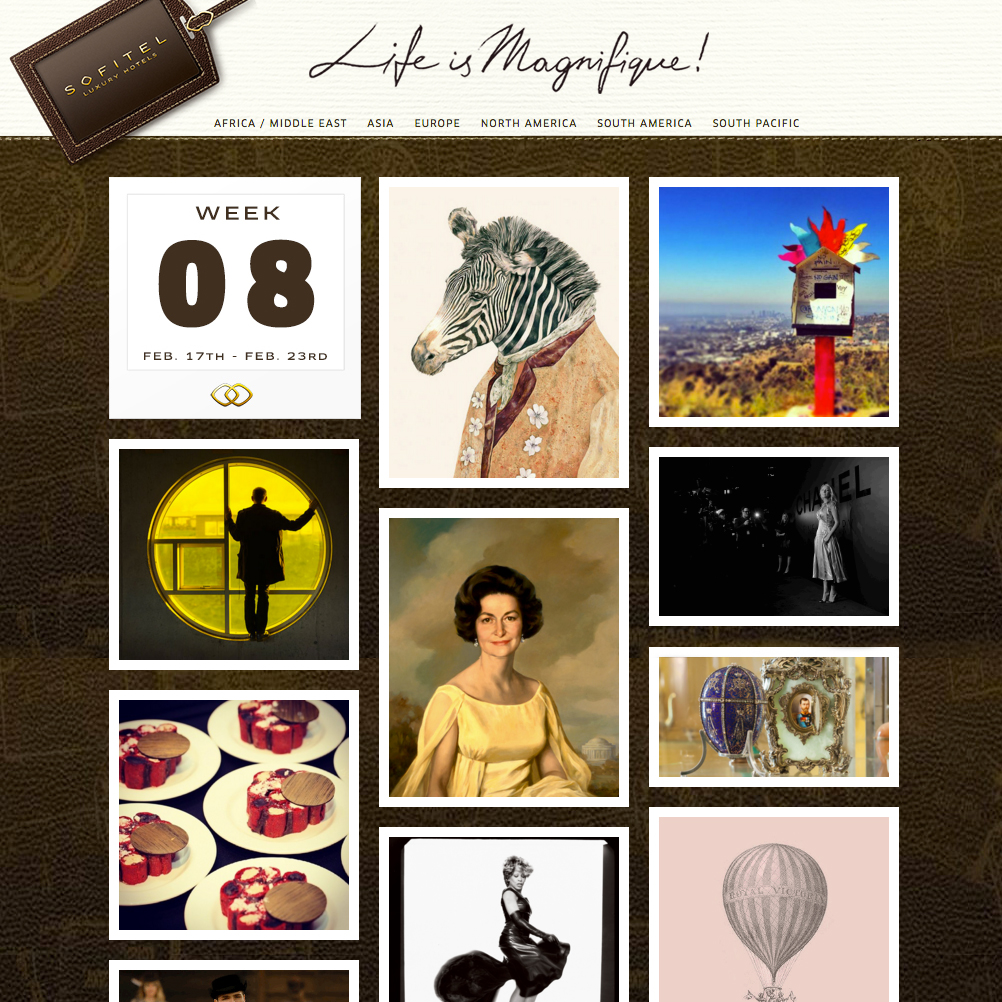 Website for Sofitel