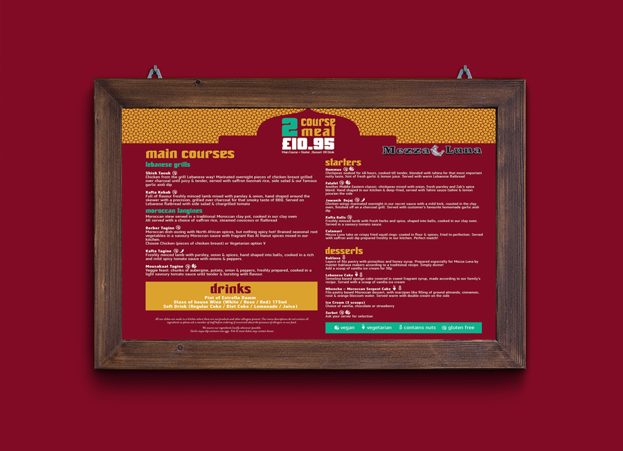 Menu Design