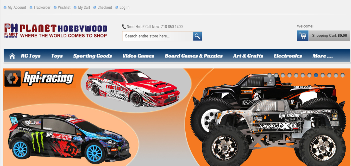 Planet Hobbywood Online Store