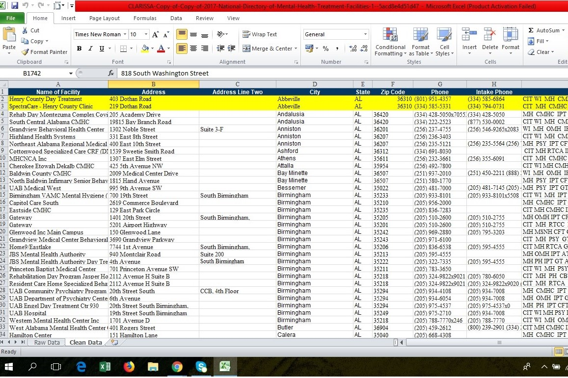 Data mining to Microsoft Excel