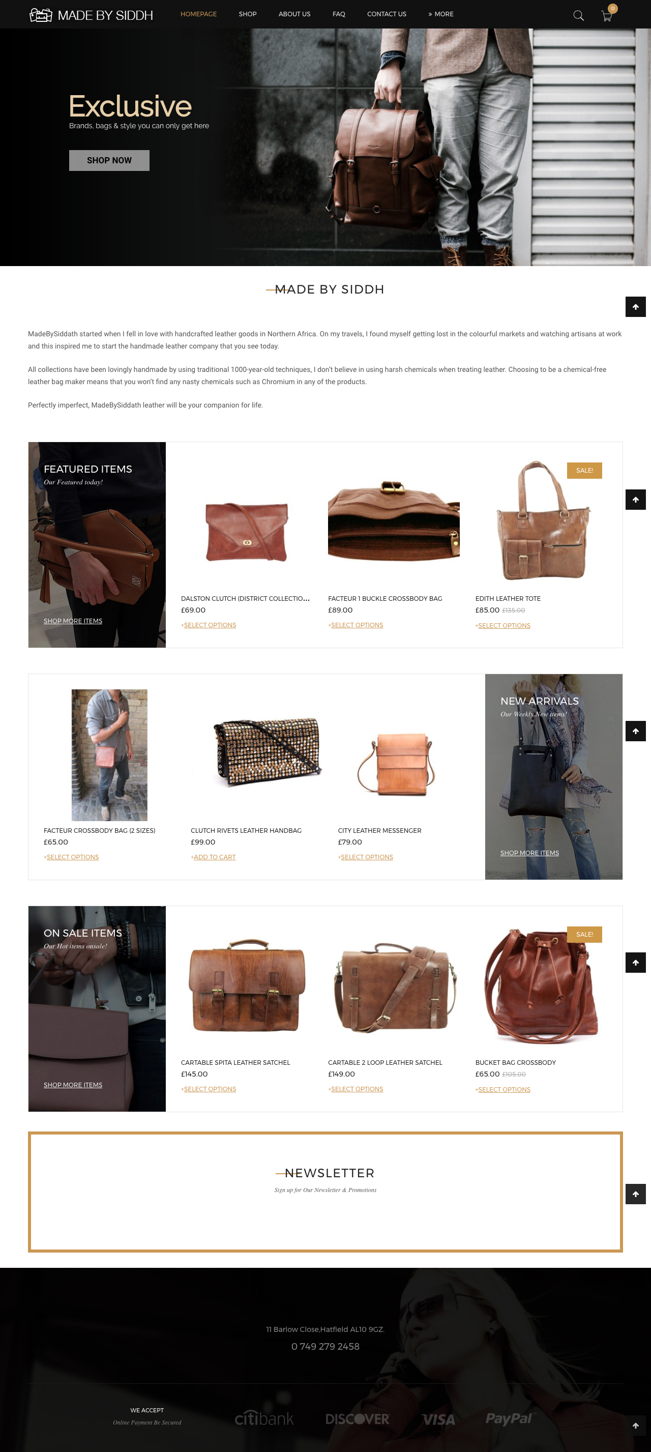 Woocommerce website