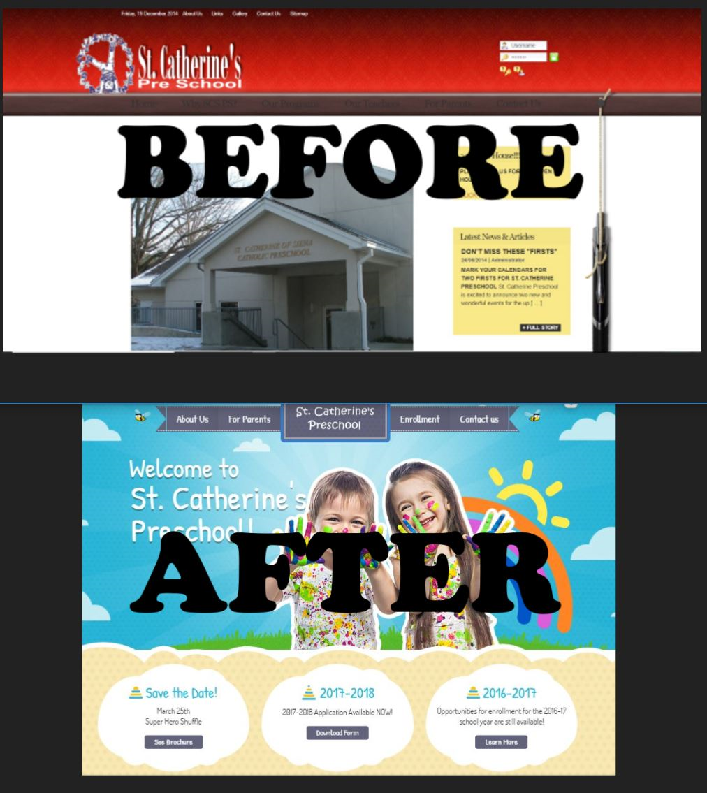 Website Redesign - Education