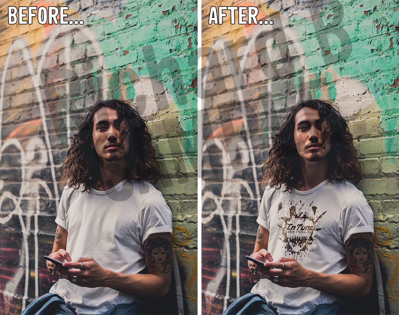 T-Shirt Design Photo Editing