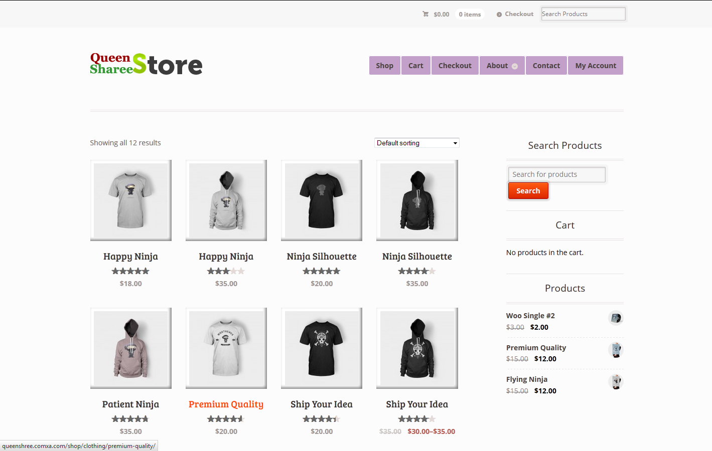 Queen sharee store 