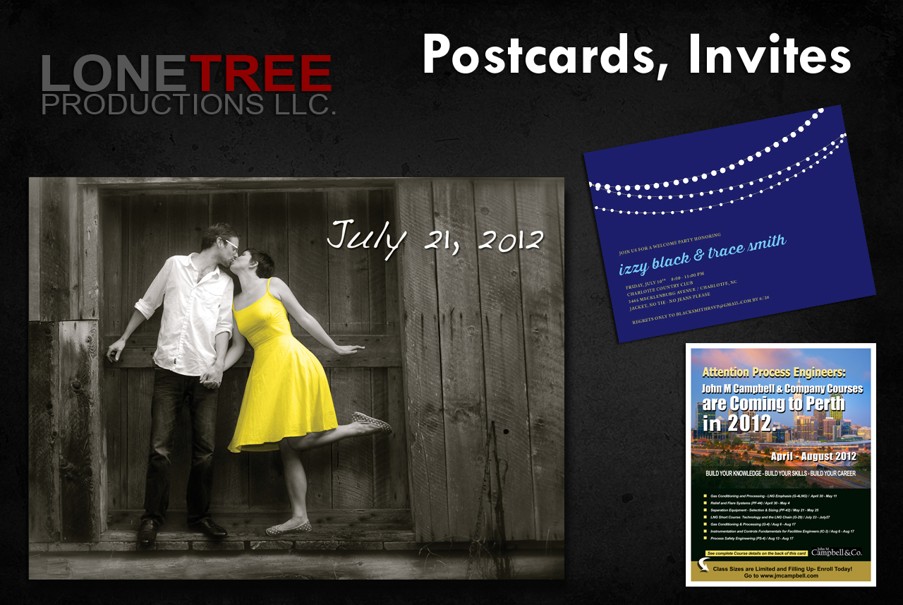 Postcards, Invites, other
