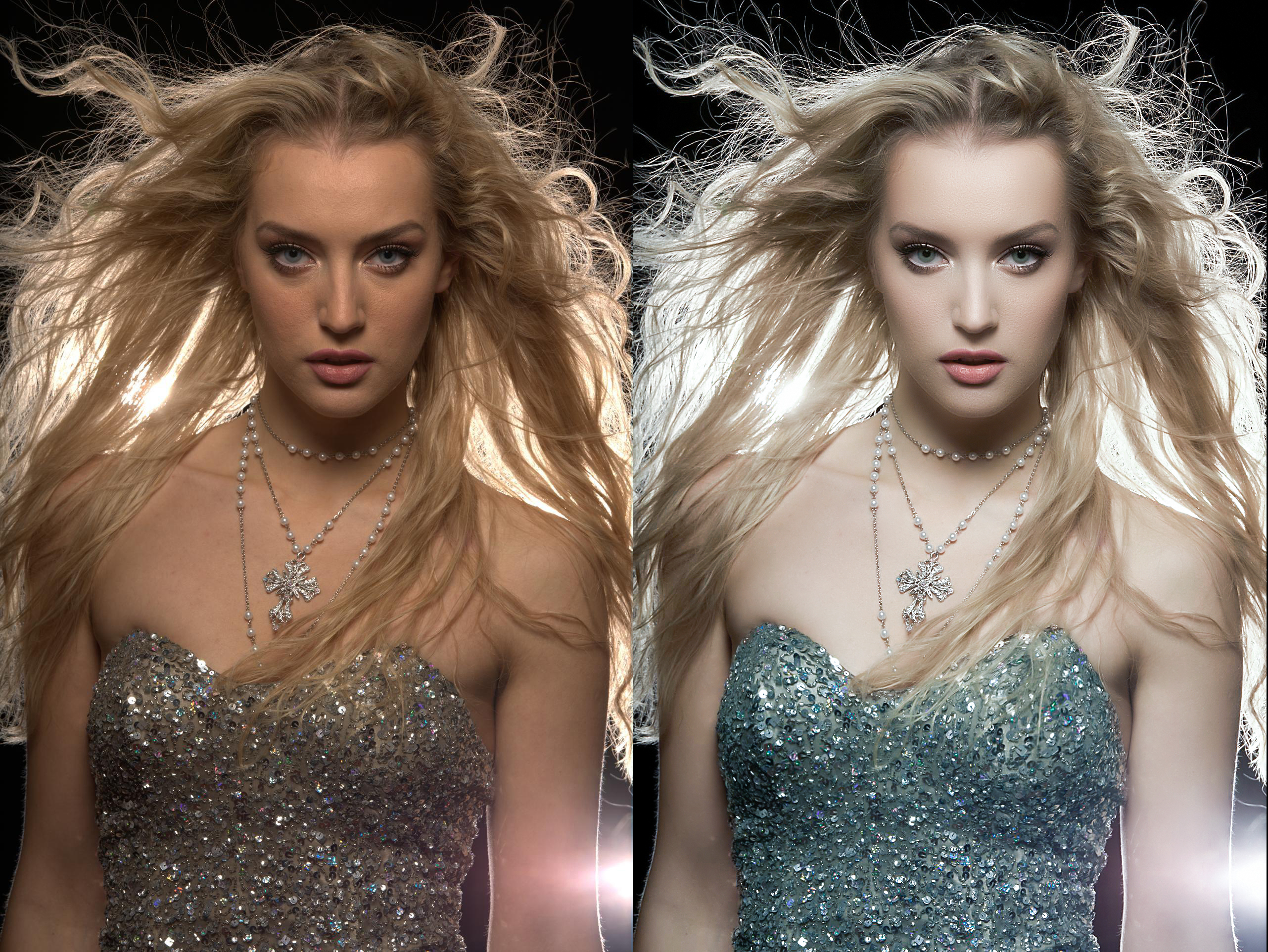 High end retouching beauty