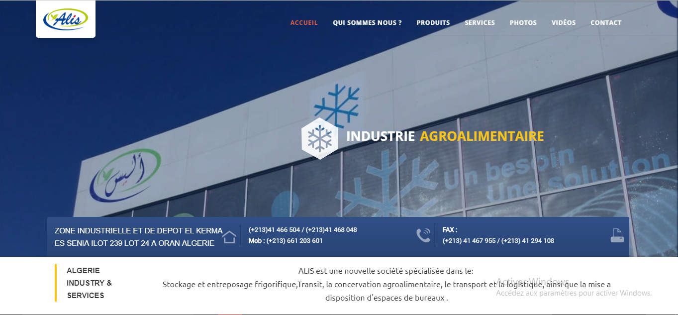 one page website