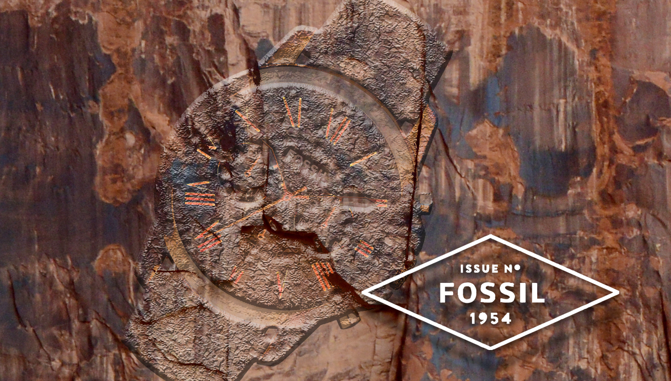 Fossil Mock up Guerrilla ad