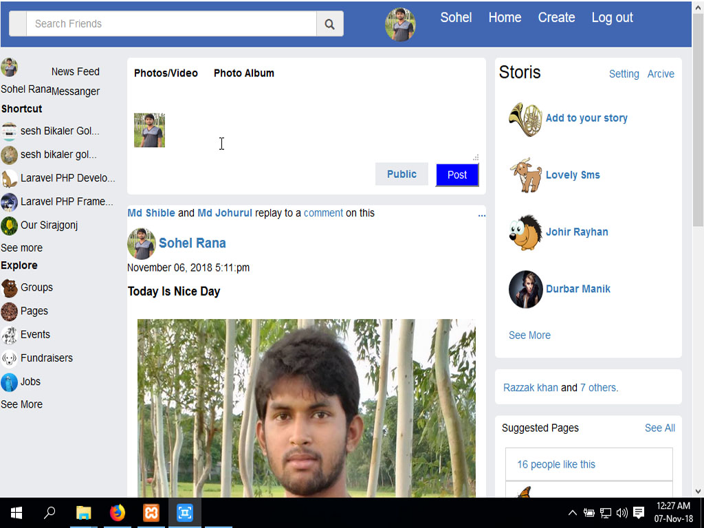 duplicate facebook web