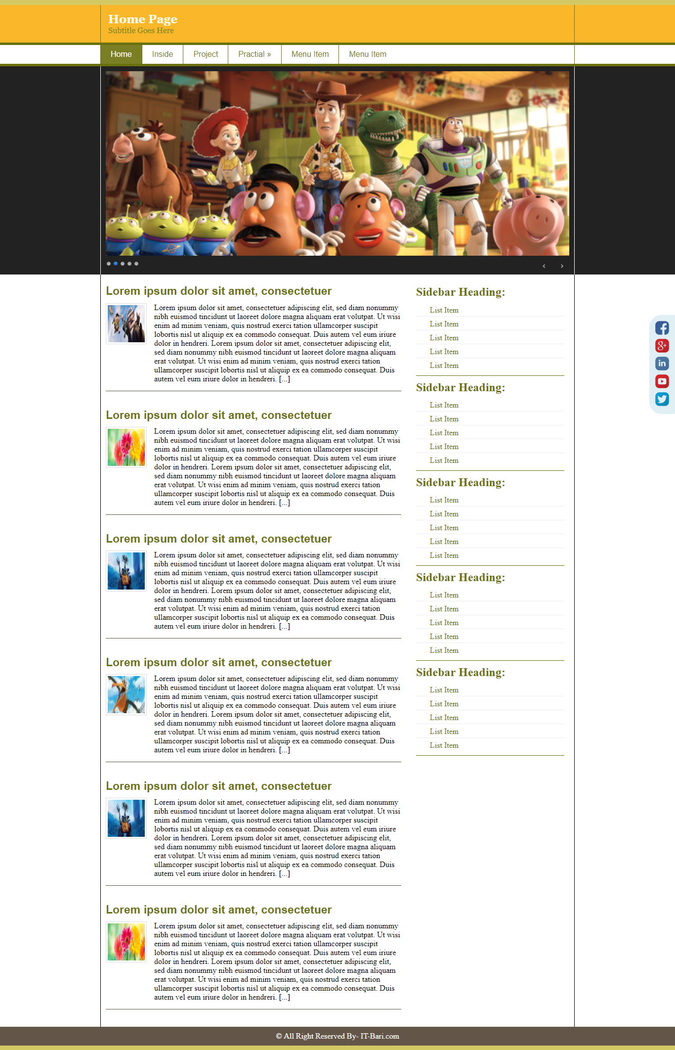 Content Website 