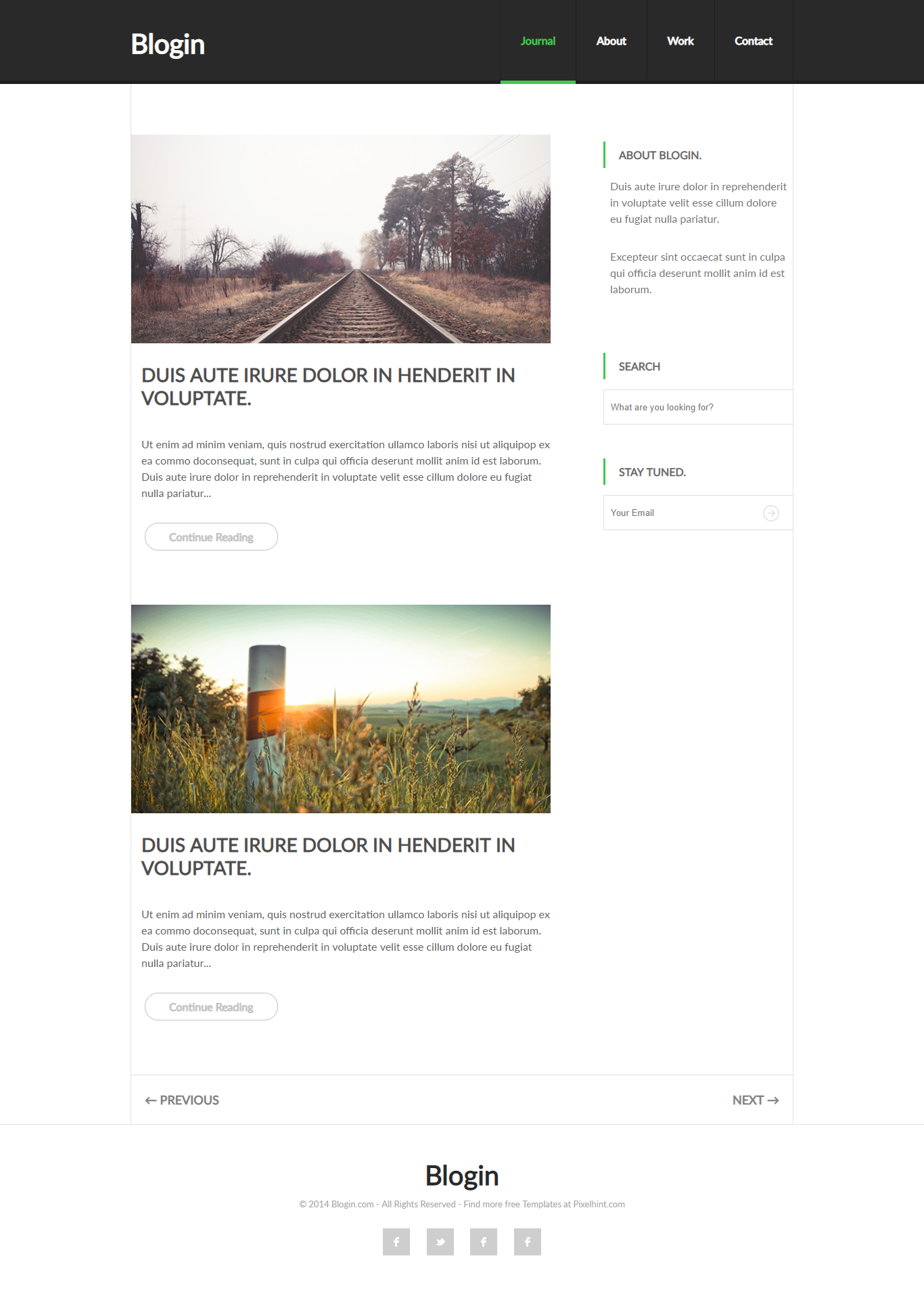Leading web-page