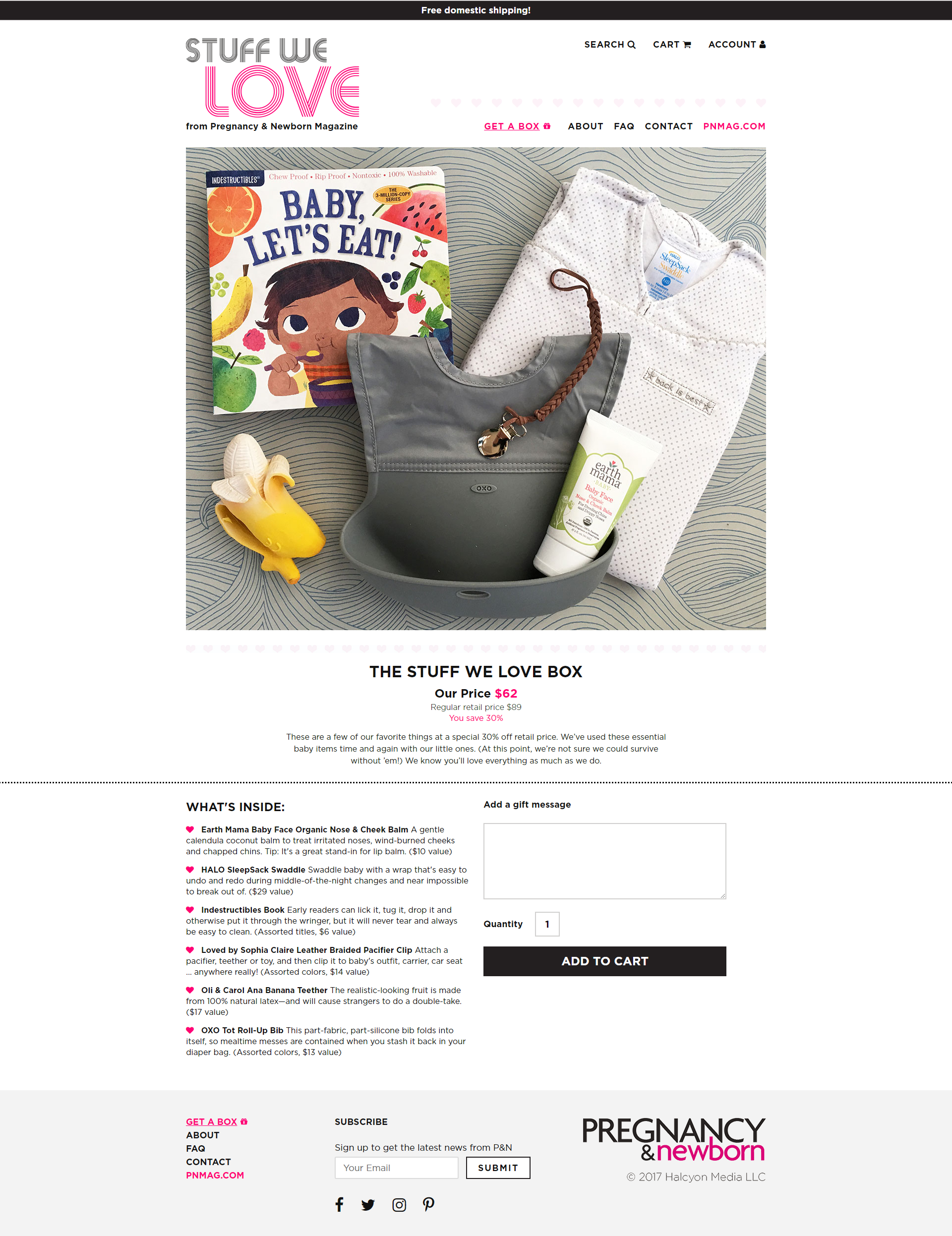 PNmag box - Subscription service for pregnancy women