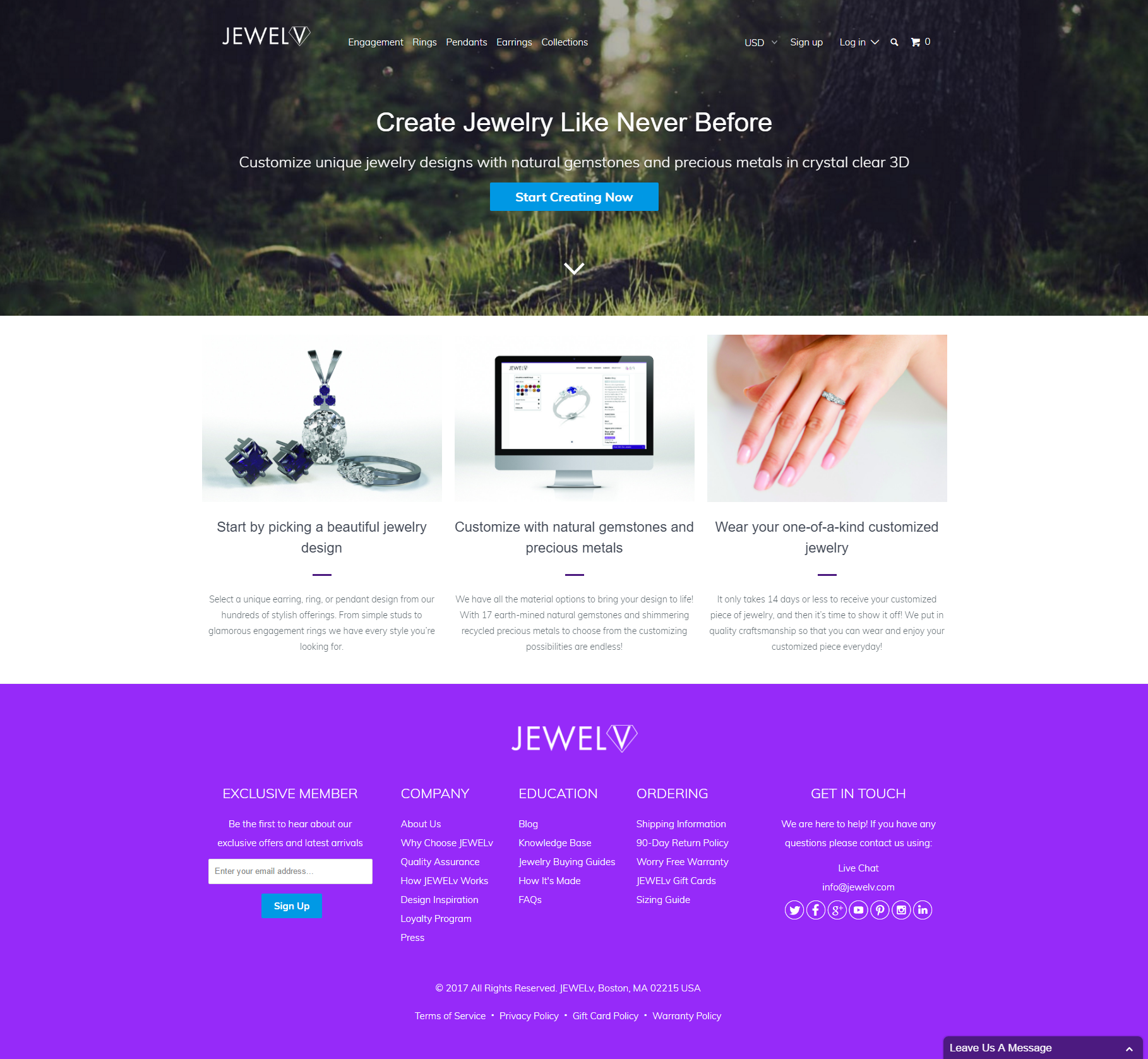 Jewelv.com online shopping site update