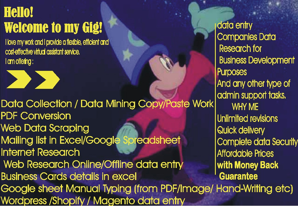 Welcome! I am your HTML and CSS issue solver and Well establish and experienced data entry and typist...