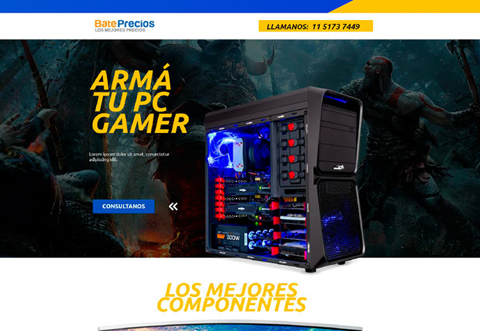 PC Gamer's Unbounce Landing Page