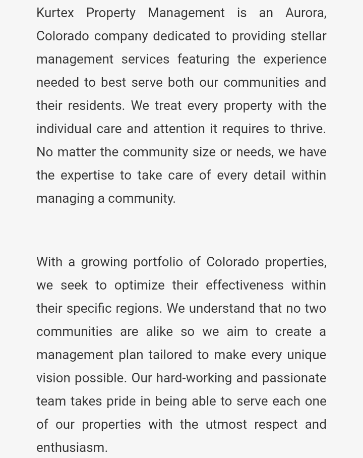 Website Text