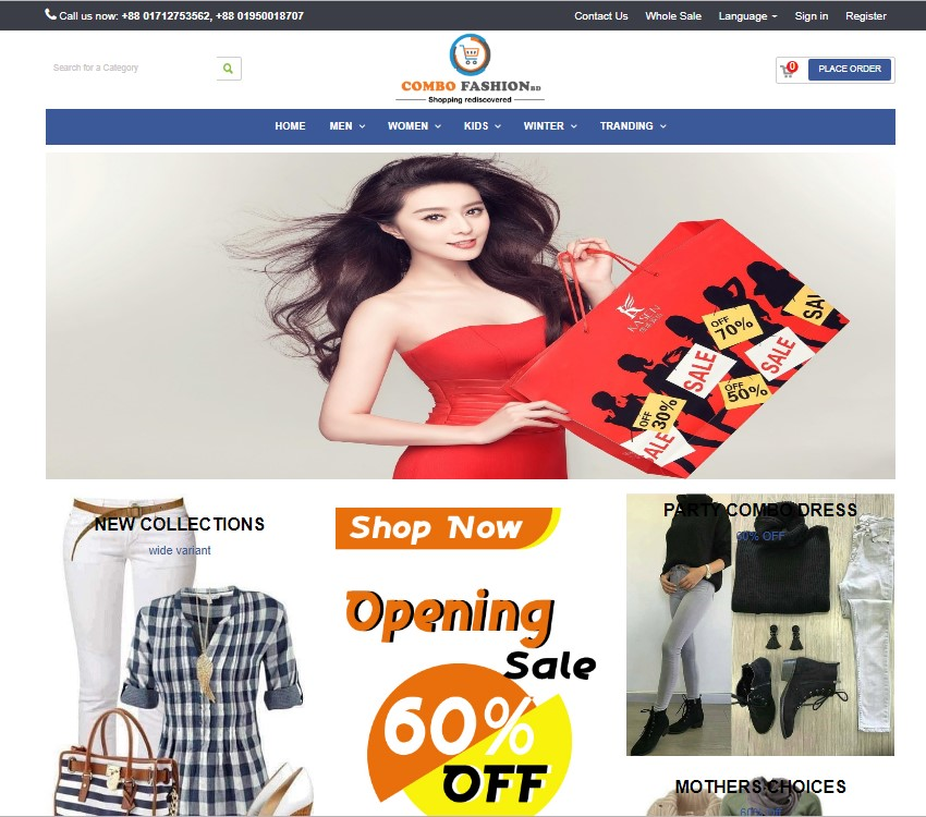 Create Ecommerce Site 