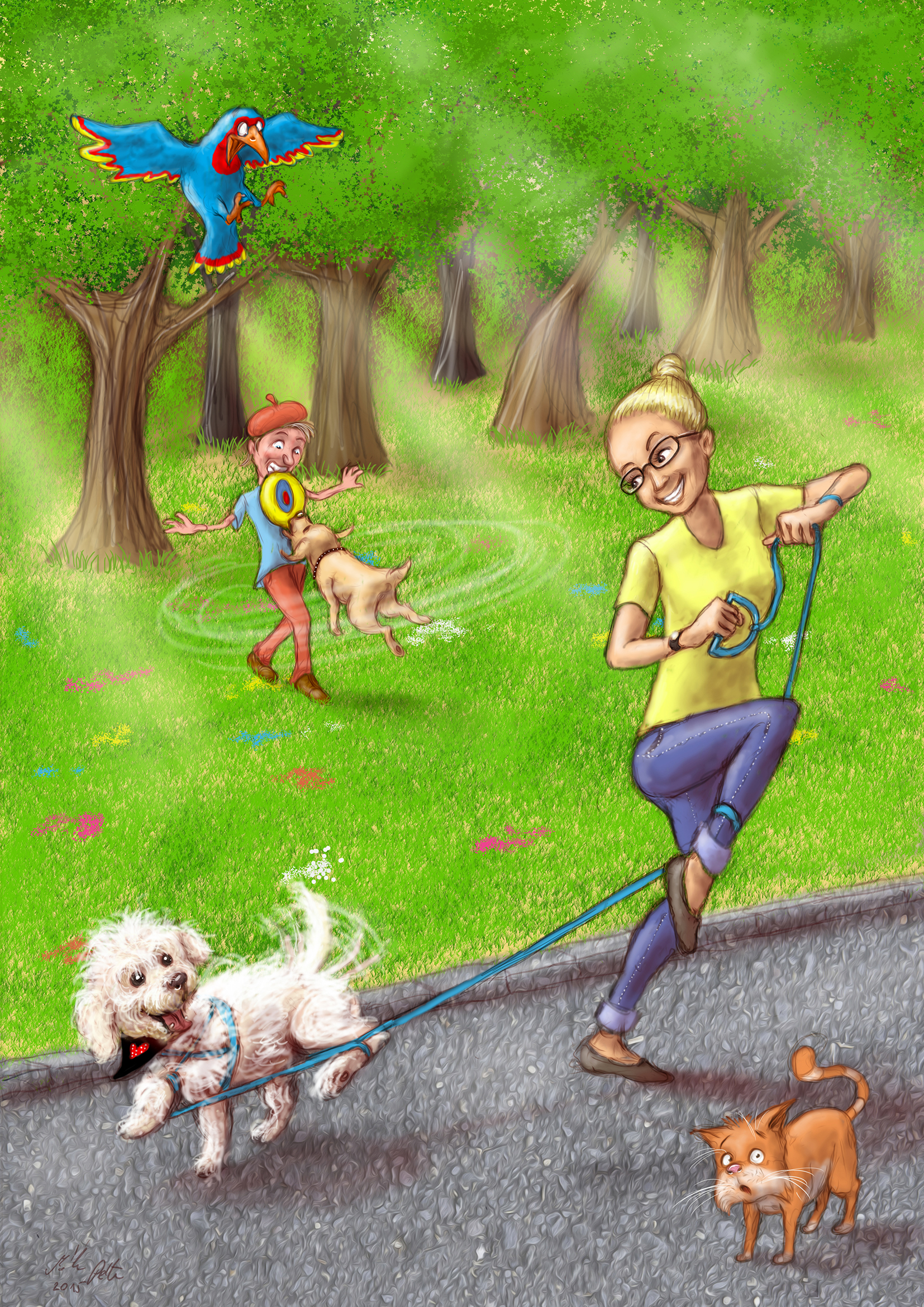 Pauli Whoodle reist ins Glück by K. Bitterwolf