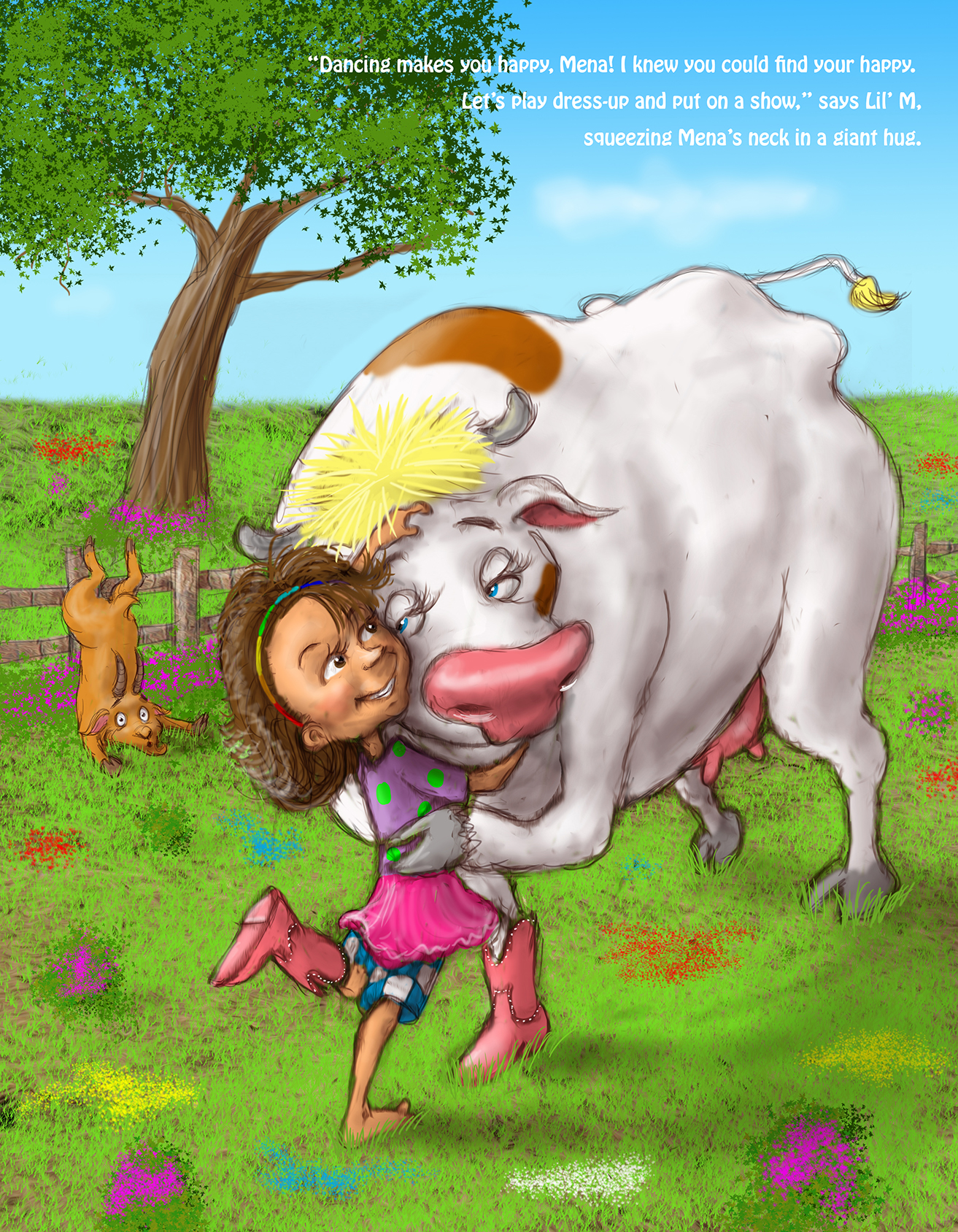 Lil'M and Mena the Grump by S. Haley
