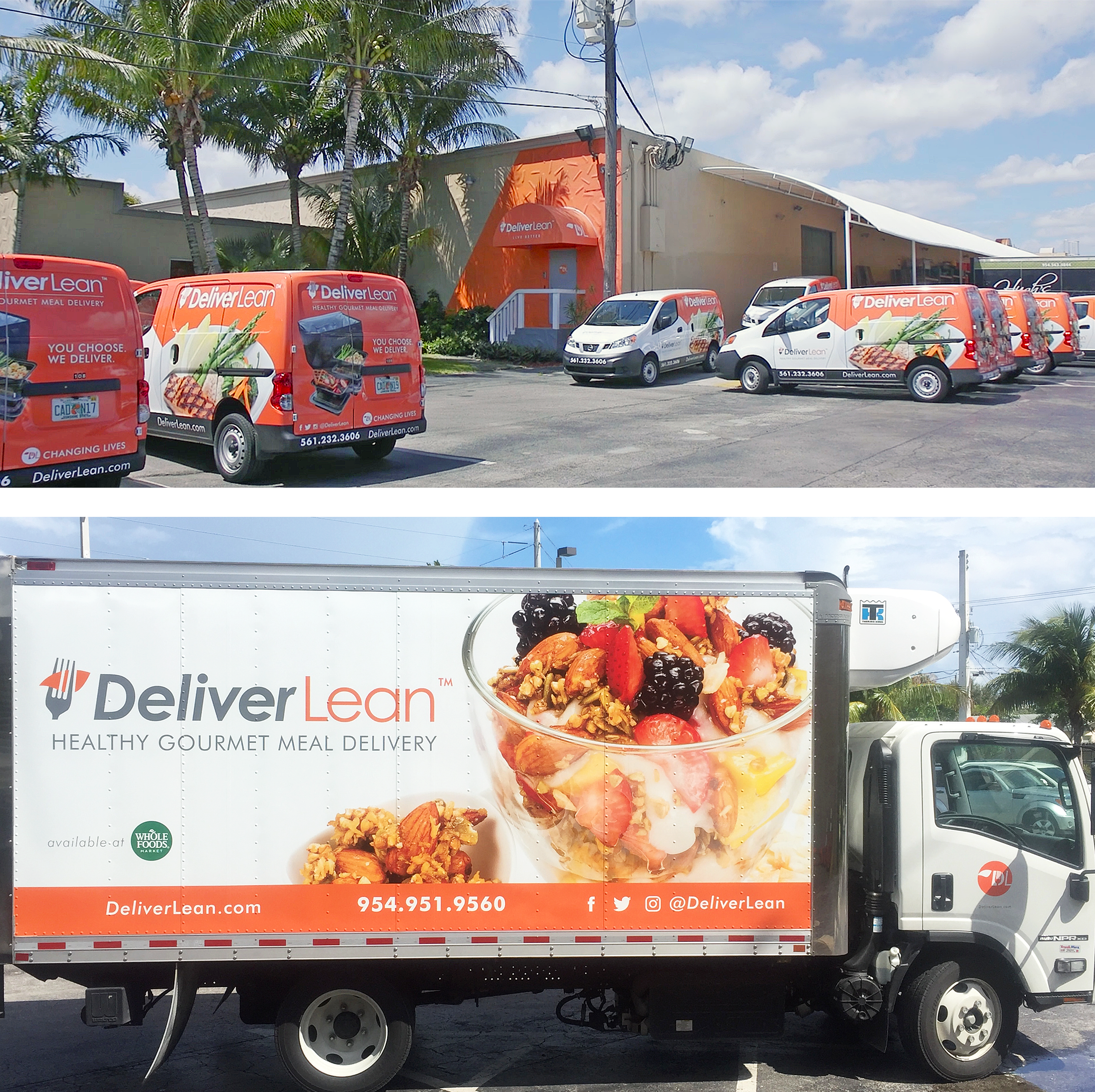 DeliverLean Truck Wrap