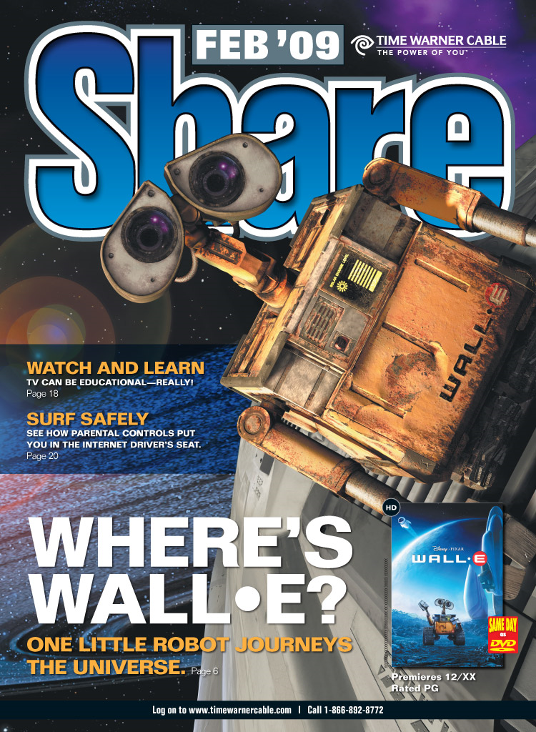 Time Warner Share Magazine Cover