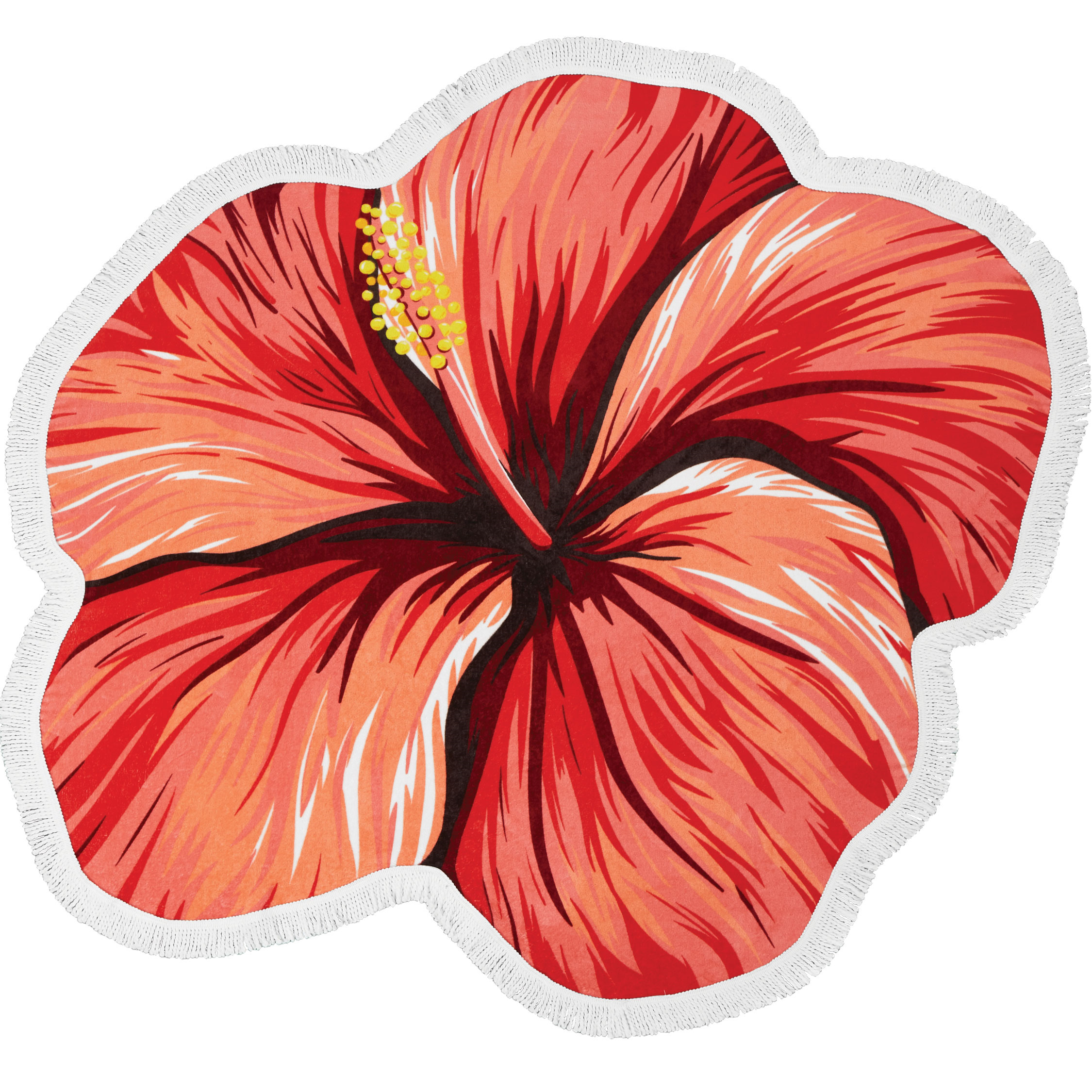 HIBISCUS SUNSET BEACH TOWEL