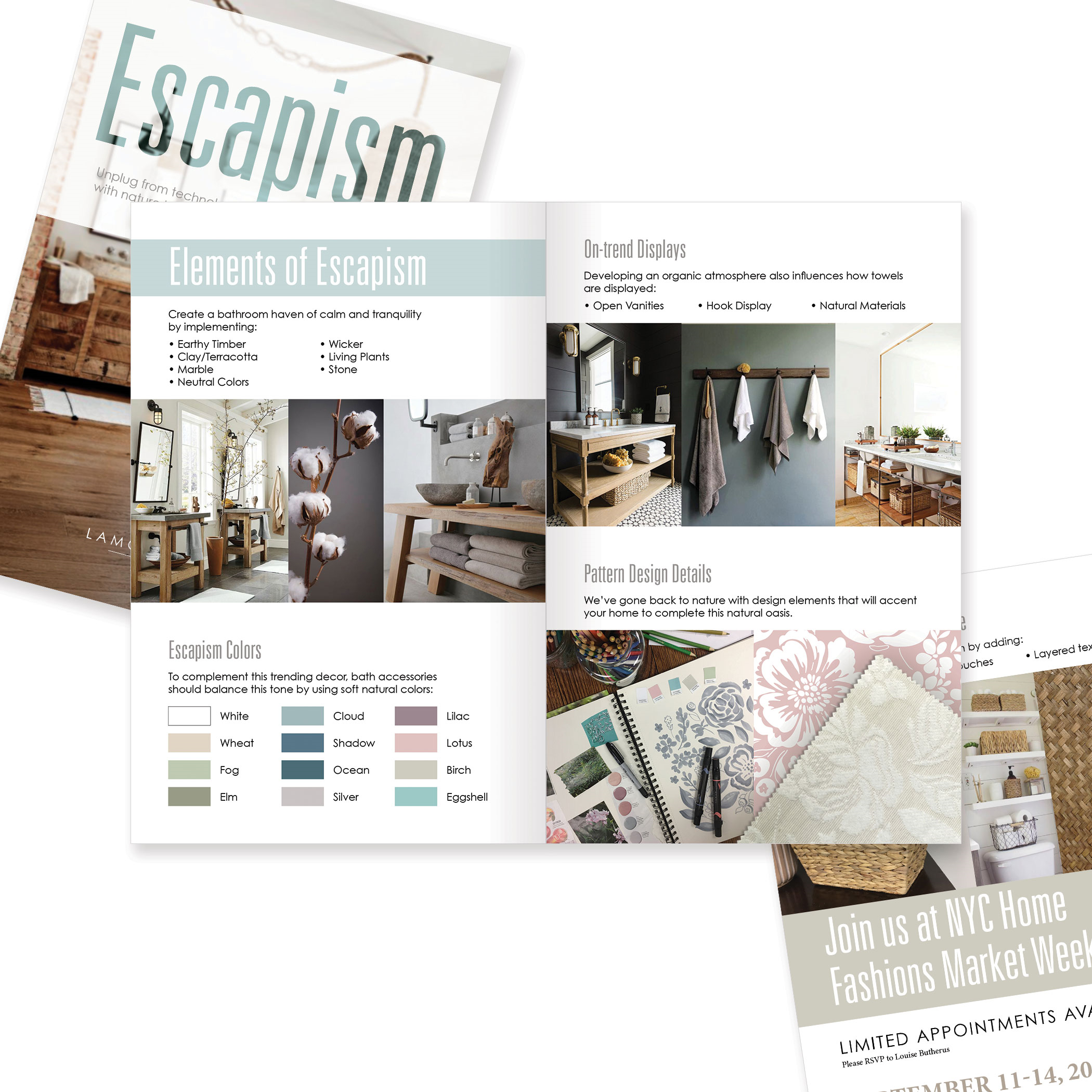 TREND BOOKLET FOR NY HOME FASHIONS MARKET