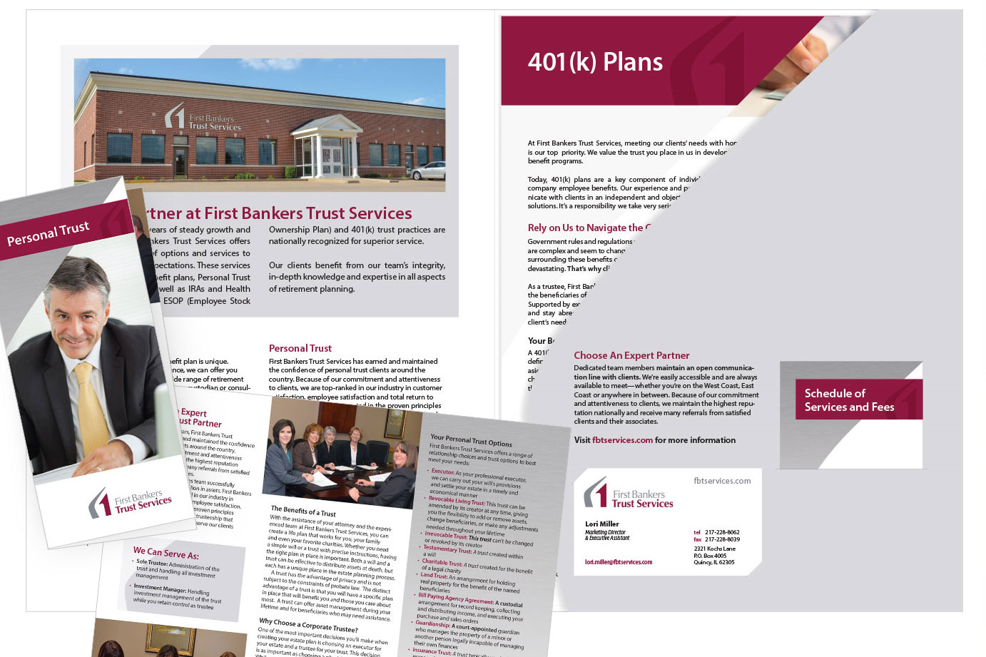 First Bankers Trust Services Brand Identity 