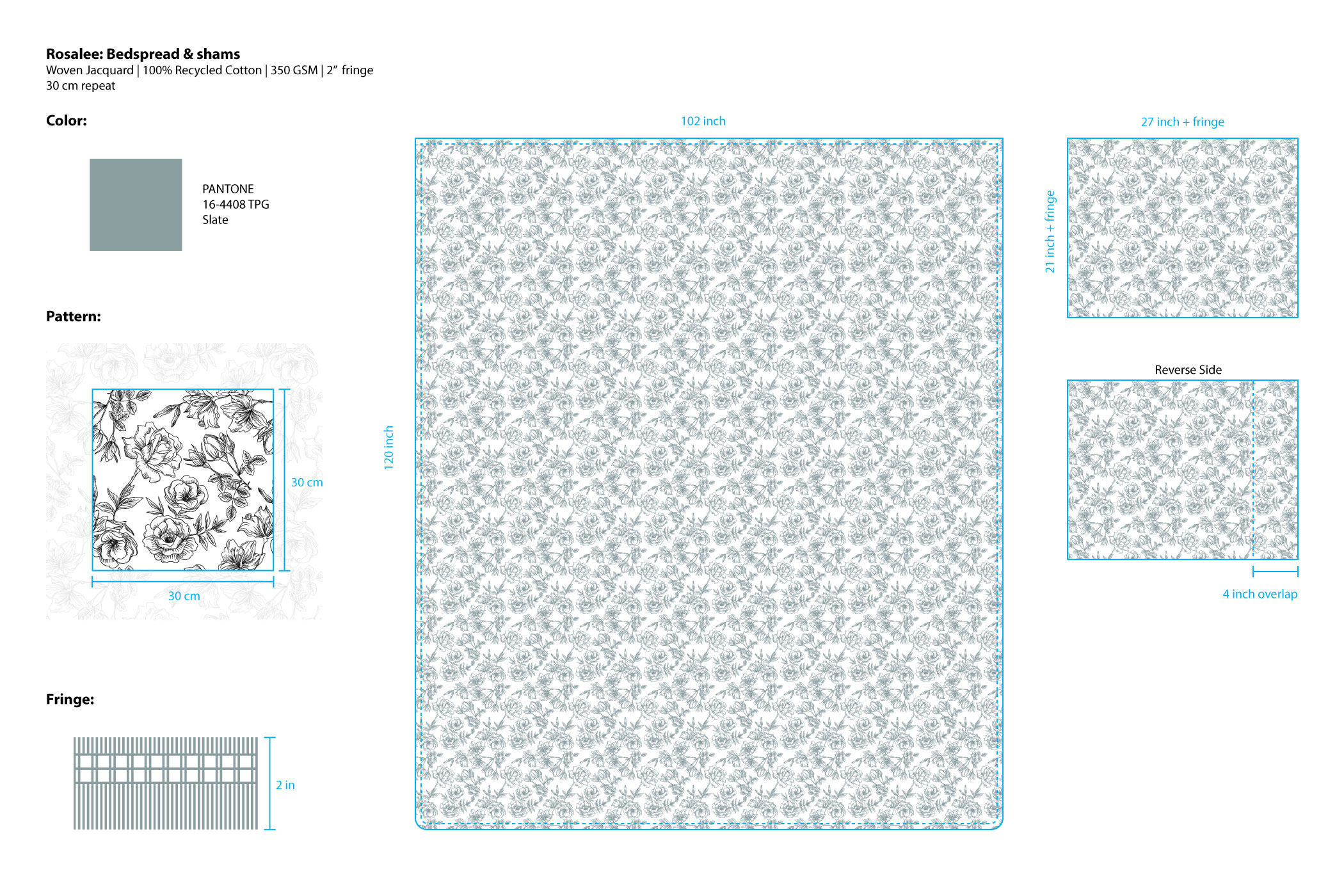Rosalee Technical Drawing
