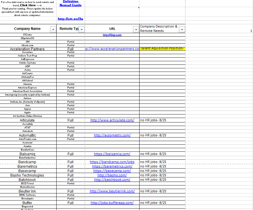 Spreadsheet