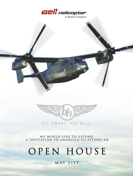 Textron/Bell Helicopter Open House Invitation