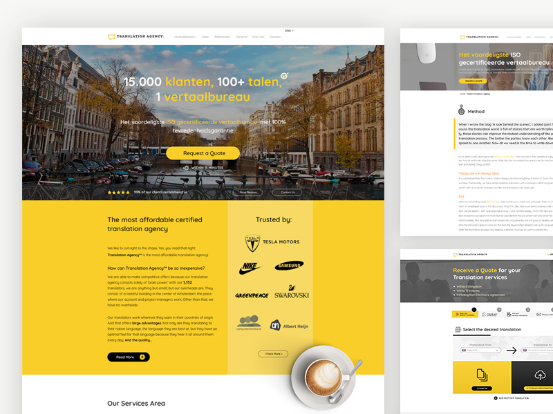 Translation Kings is leader in online translation services all over the Netherlands