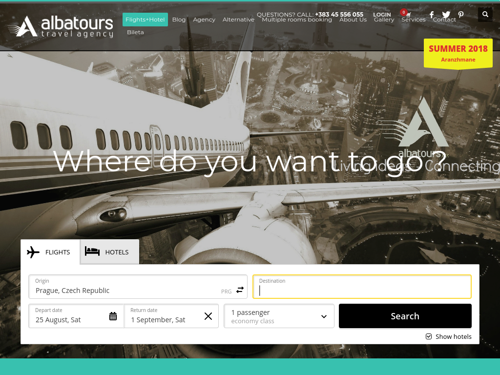 Flights+Hotel | Alba Tours