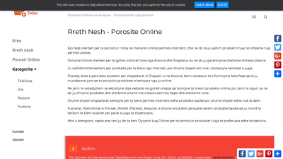 Porosit Online Rroba Meshkuj, Femra | Kosove & Shqiperi