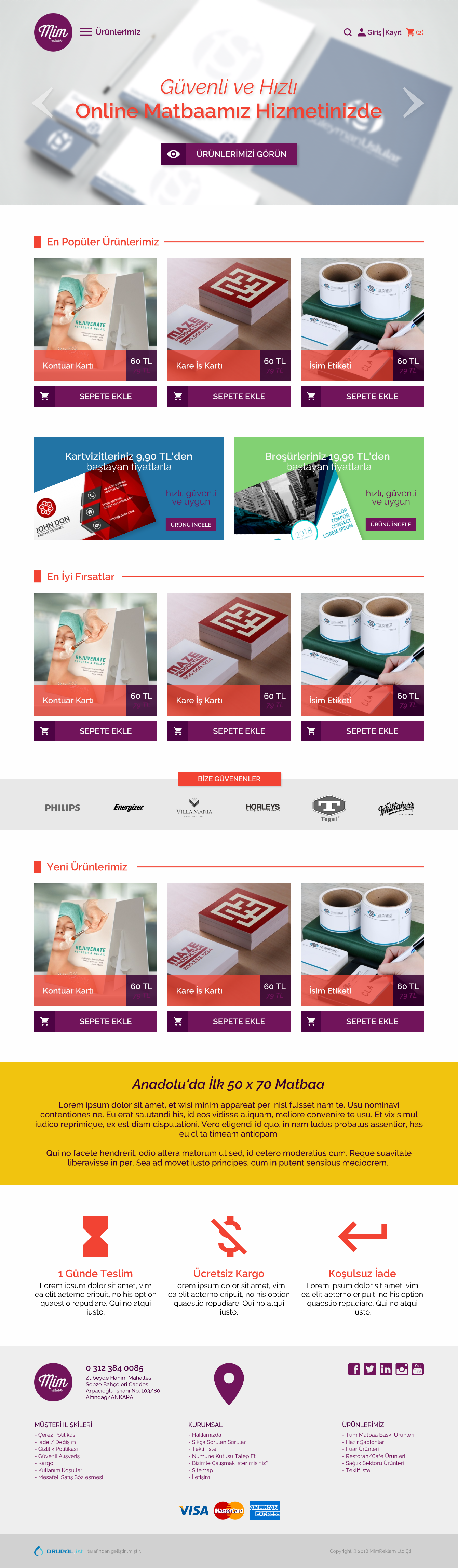 Website design