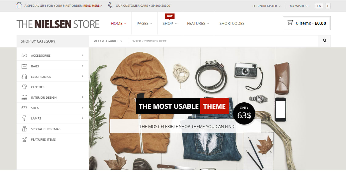 Ecommerce website in wordpress