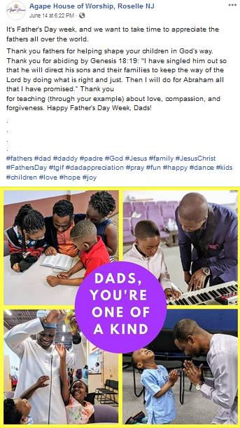 Facebook Father's Day Campaign
