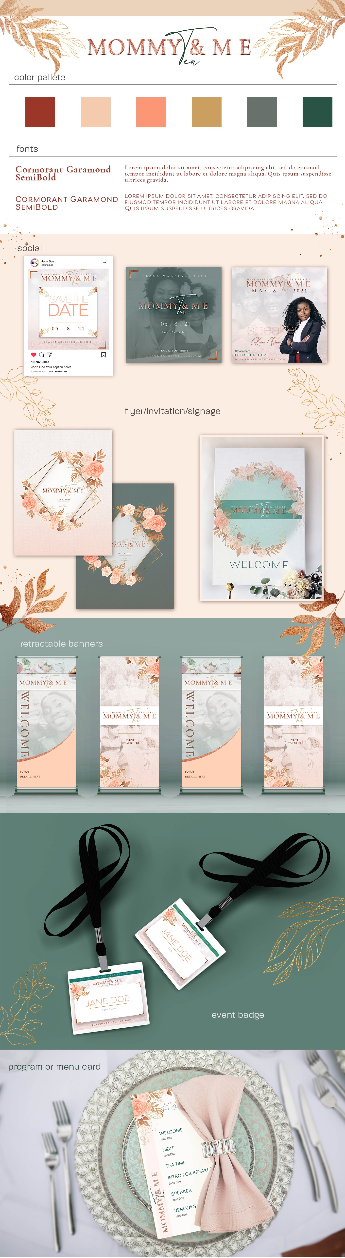 Mommy and Me Event Branding 
