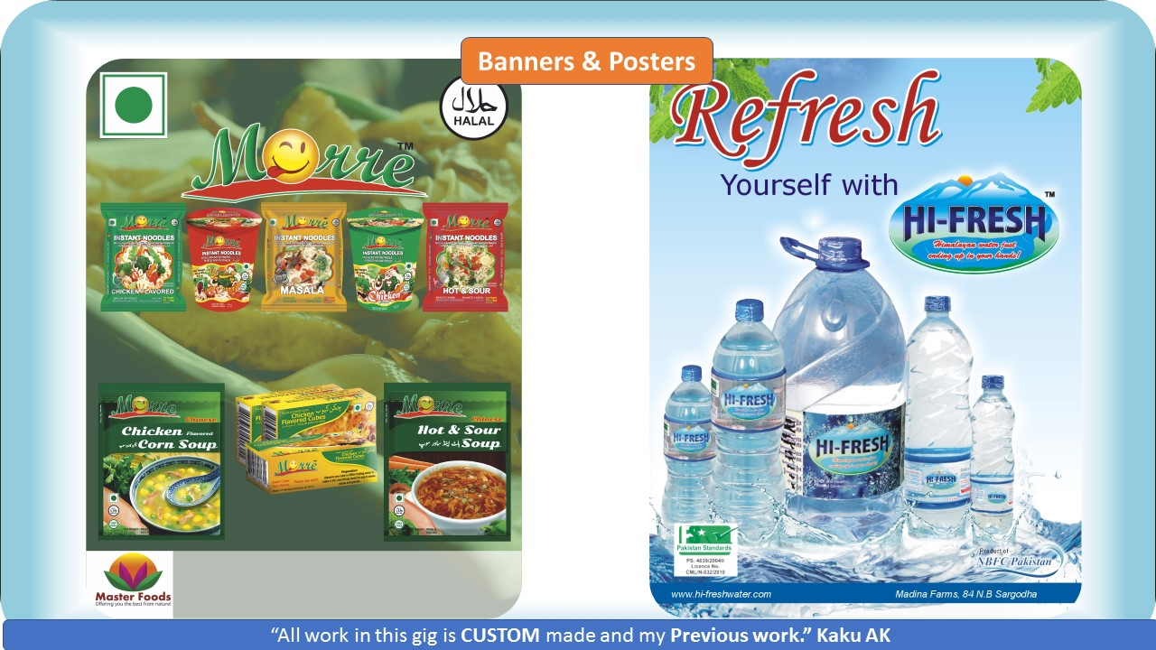 Banners & Poster / Danglers 
