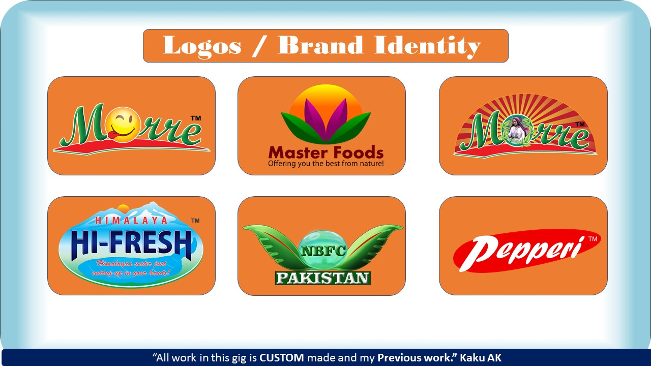 Logo Designing / Brand identity / Business Logos 