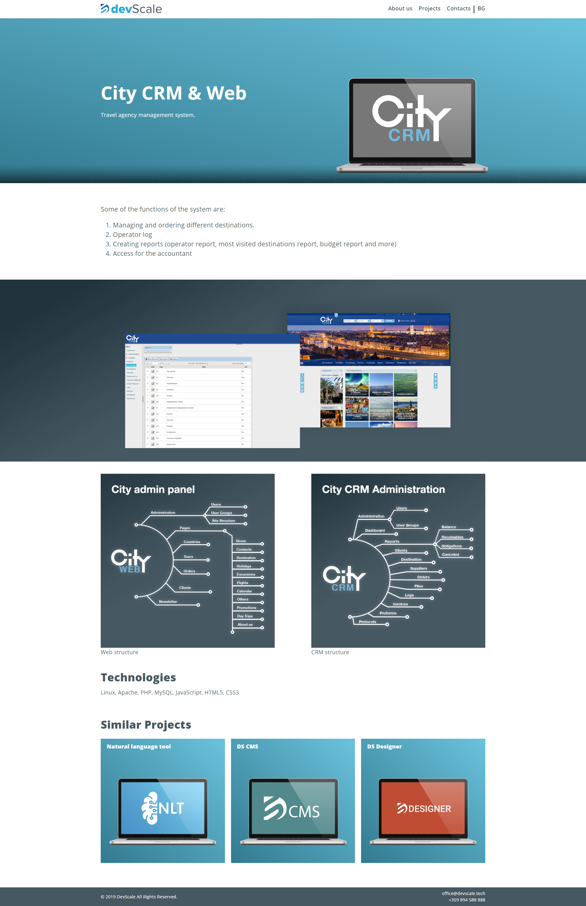 City CRM & Web