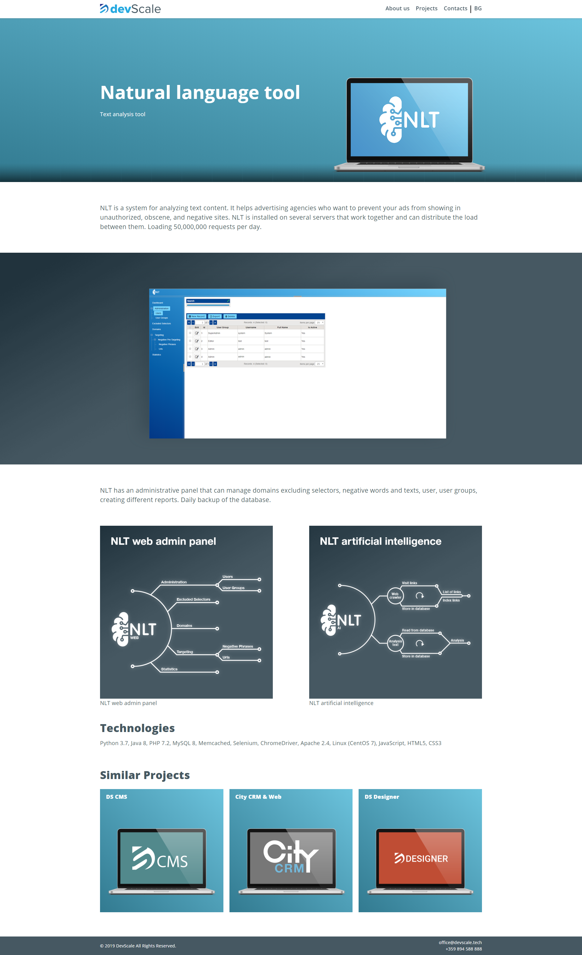 Natural language tool