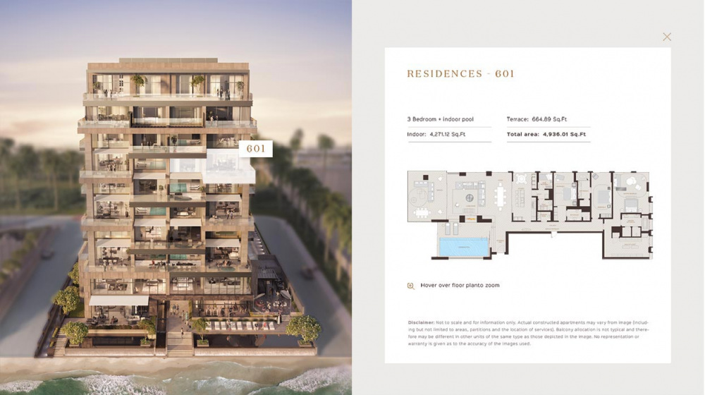 Interactive Real Estate Floorplan Landing Page