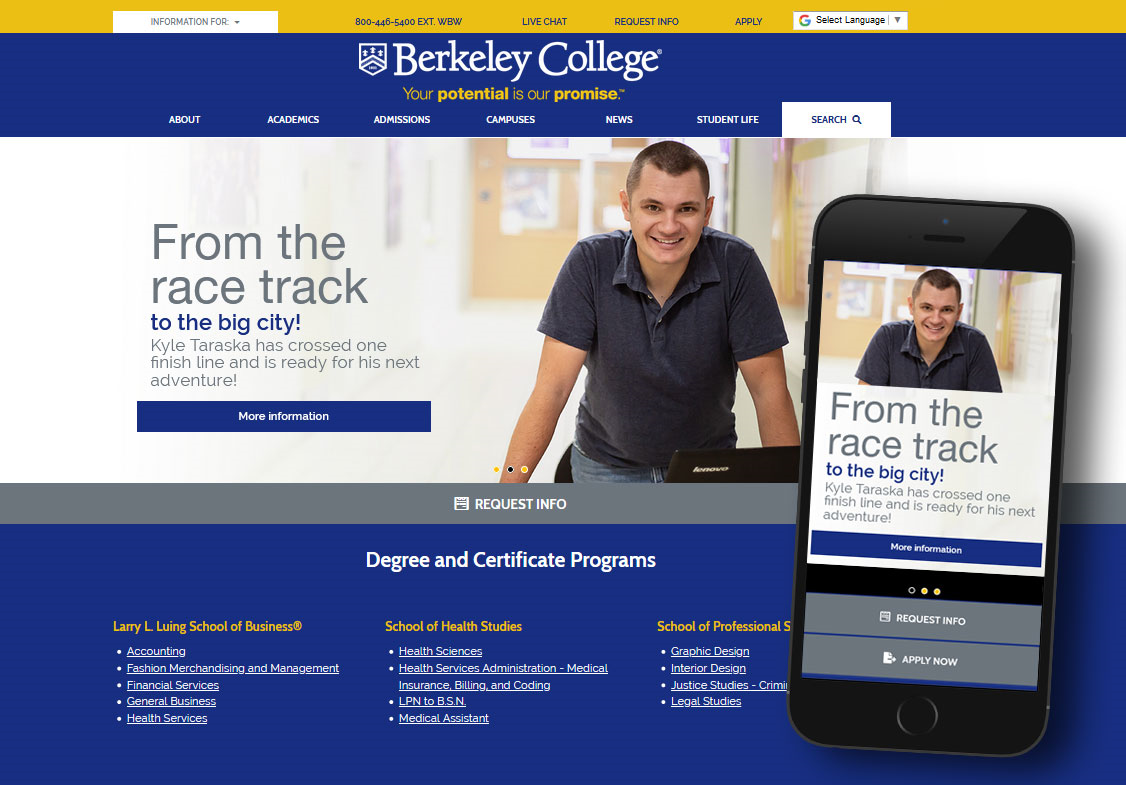 Berkeley College Website