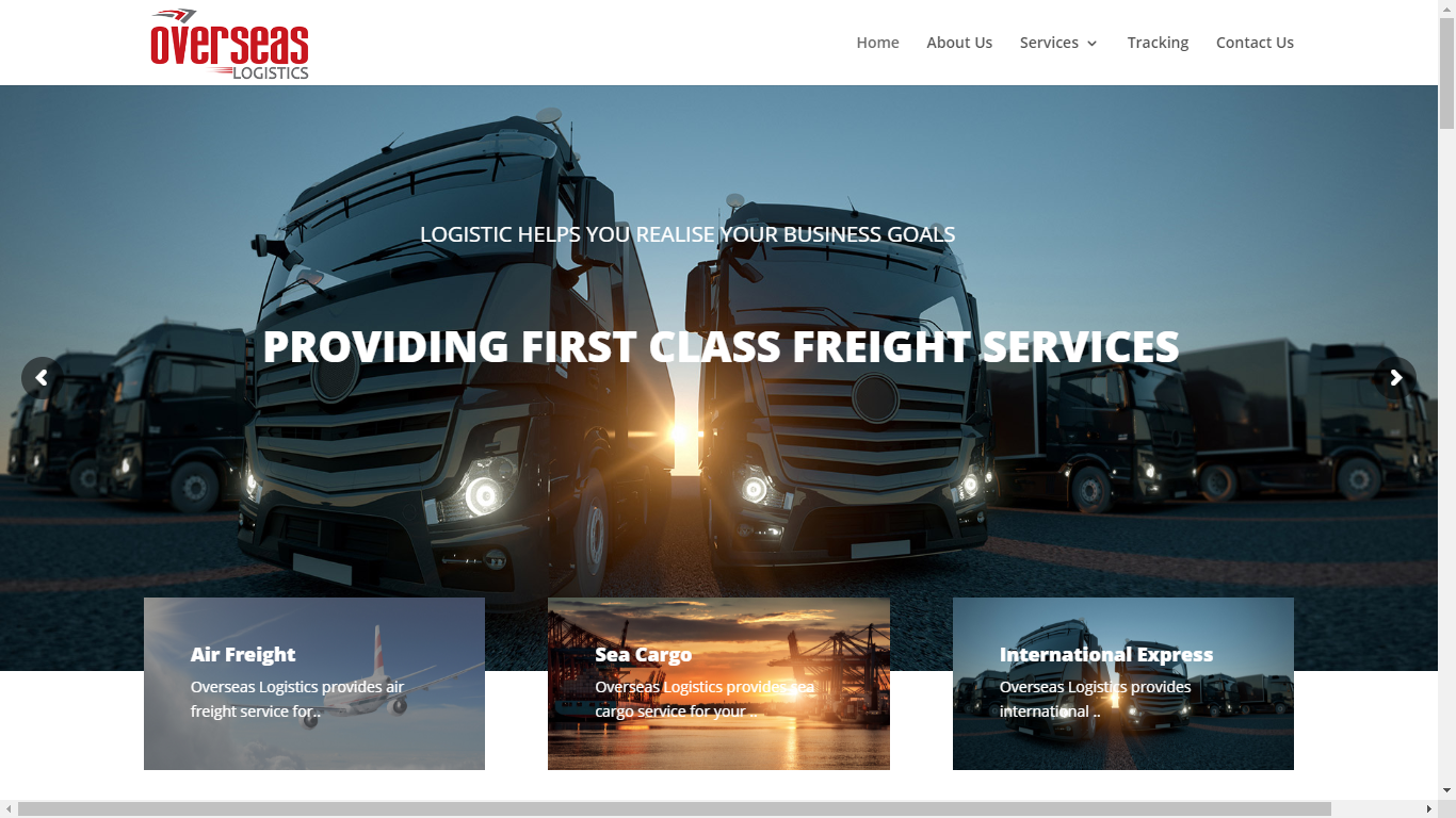 logistic service website 