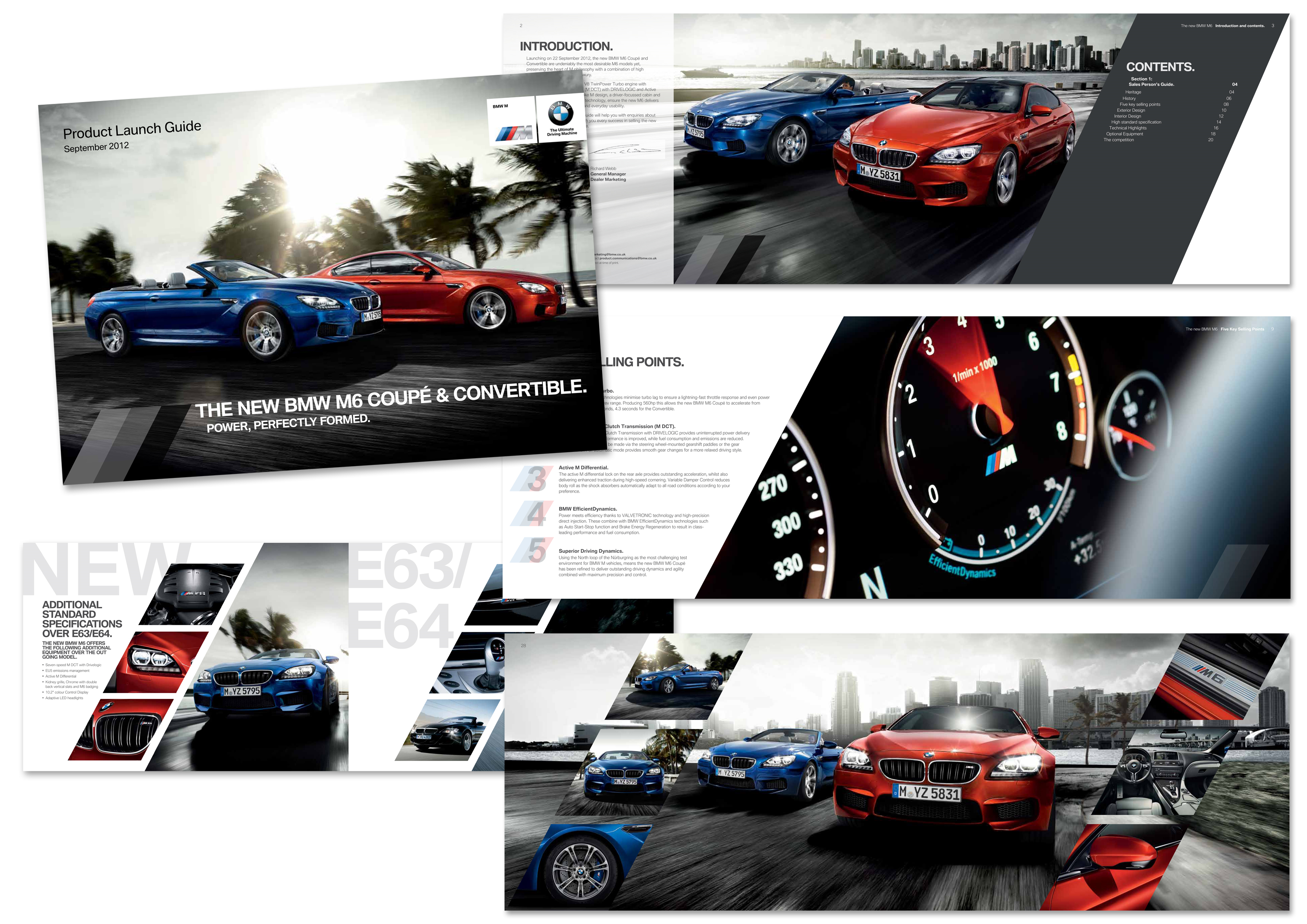 BMW 6 Series Promotional Brochures