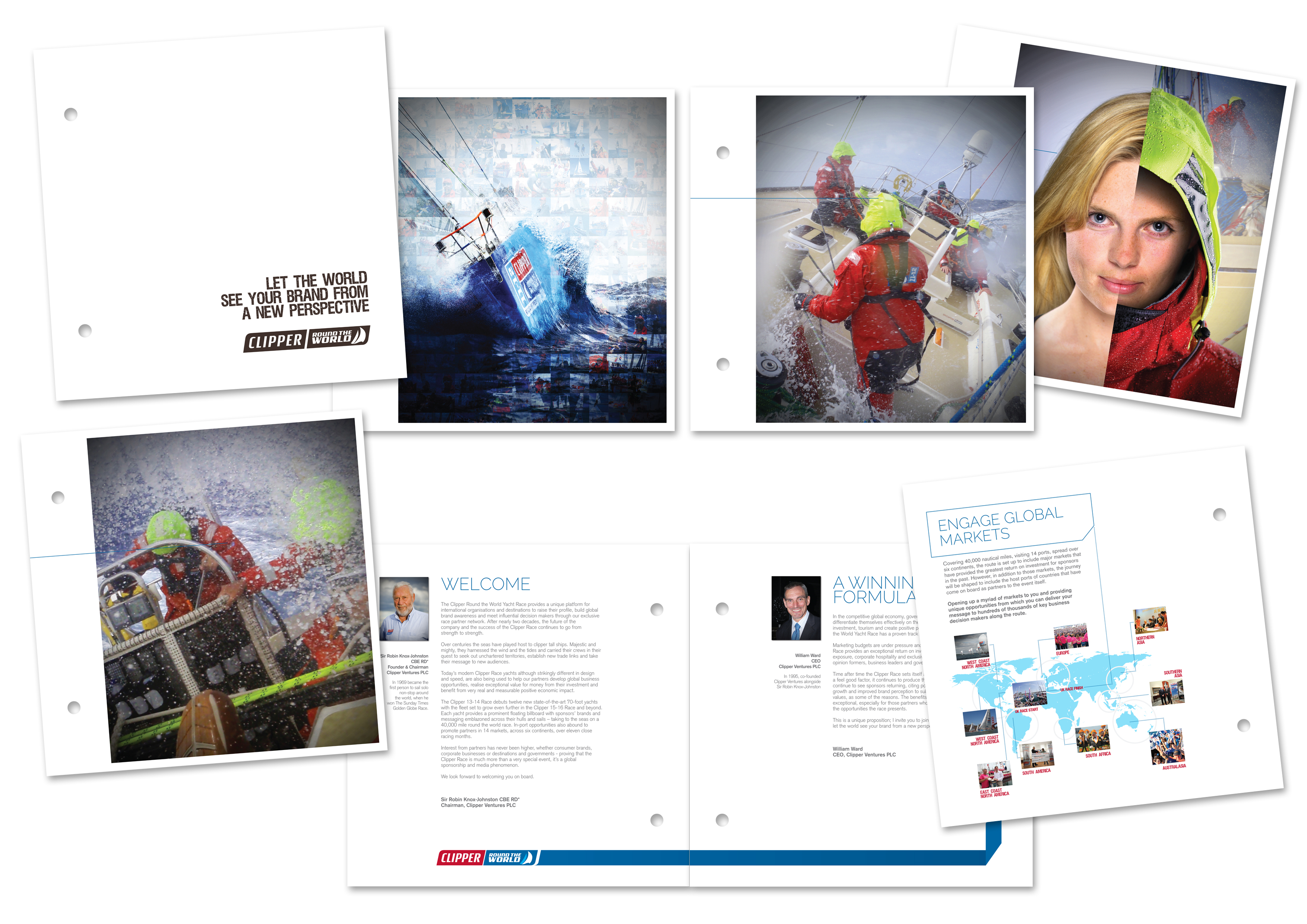 Clipper Round The World Race promotional brochure